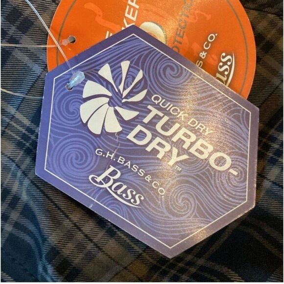 G.H. Bass and Co. Jack Mountain Plaid Shorts 32 Quick Dry 40UPF New - Picture 5 of 10